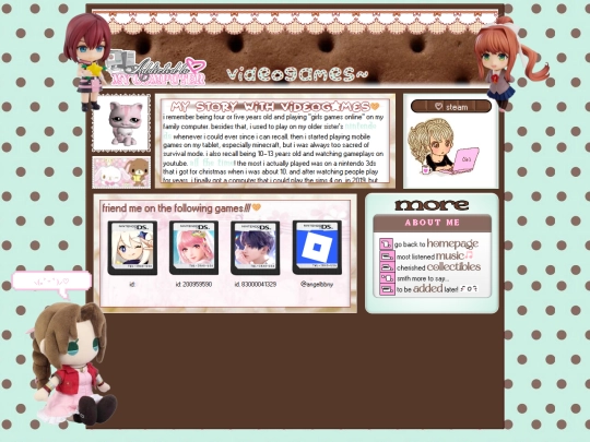 aboutme-videogames screenshot