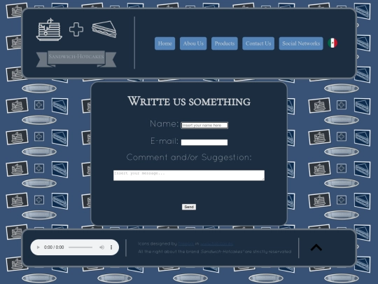 Sandwich-Hotcakes/contacto_en screenshot