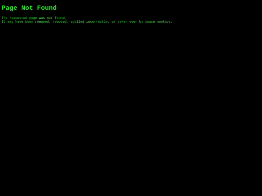 not_found screenshot