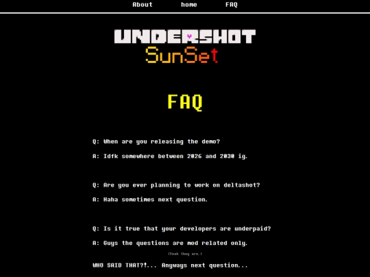 faq screenshot