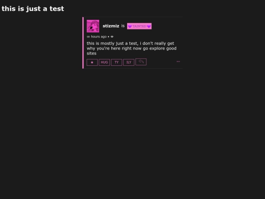 test screenshot