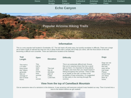 echocanyon screenshot