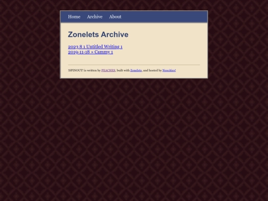 archive screenshot