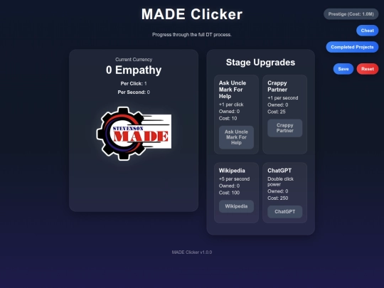 idle MADE screenshot