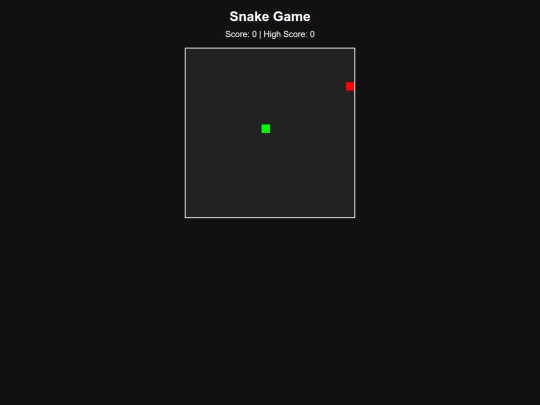 snake screenshot