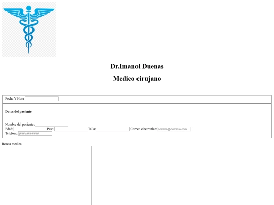 Formulario-medico screenshot