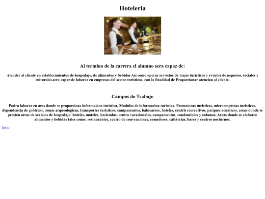 hoteleria screenshot