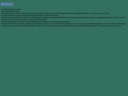 logs/3 screenshot