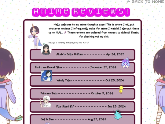 AnimeReviews screenshot