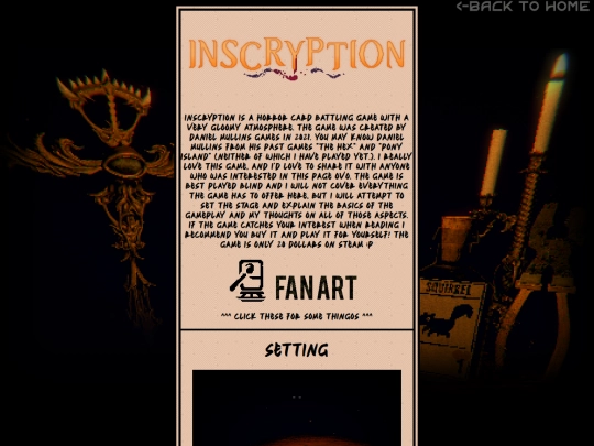 Inscryption screenshot