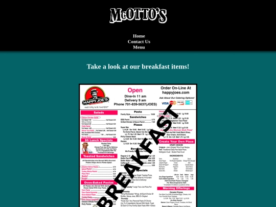 breakfast screenshot