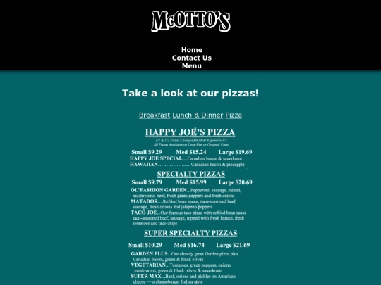 pizza screenshot