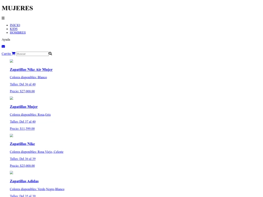 MUJERES screenshot