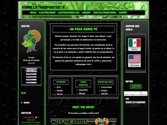 webmaster screenshot