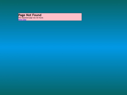 not_found screenshot