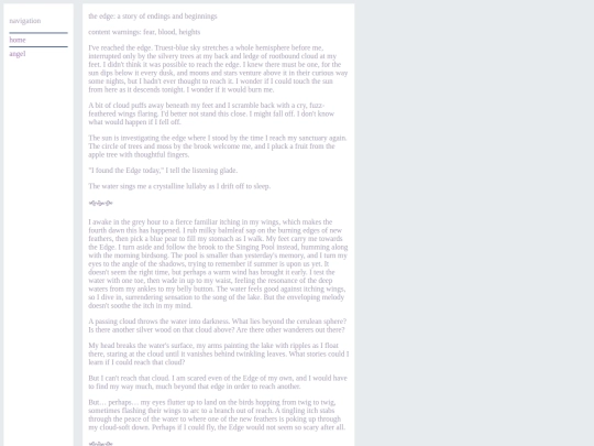 writing pages/theedge screenshot