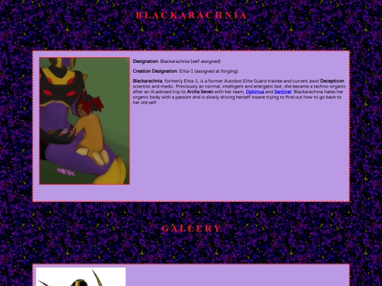 characters/blackarachnia screenshot