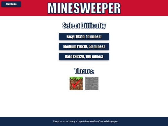 minesweeper screenshot