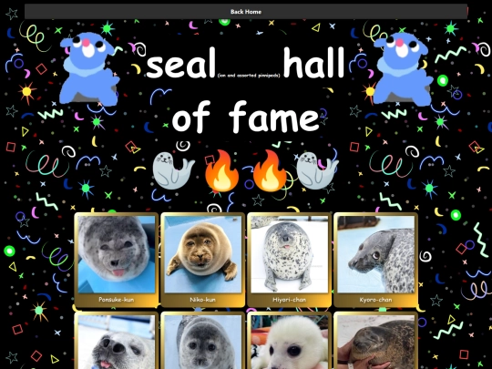 sealhalloffame screenshot