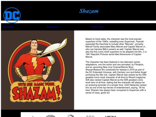 Shazam screenshot