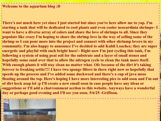 Websites/fishblog screenshot