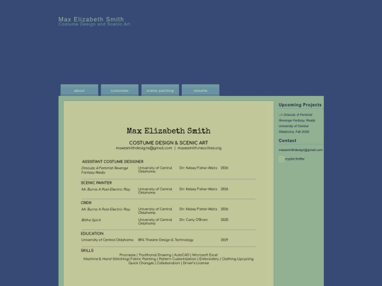 resume screenshot