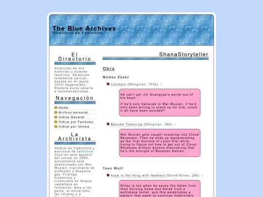 directorio/autor/ShanaStoryteller screenshot