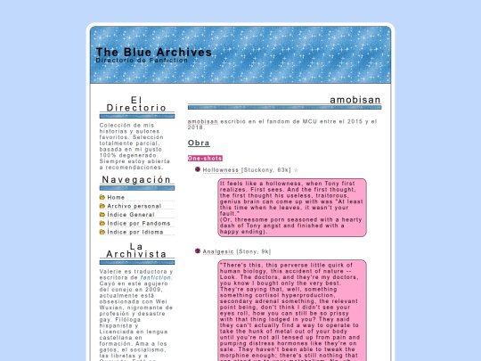 directorio/autor/amobisan screenshot