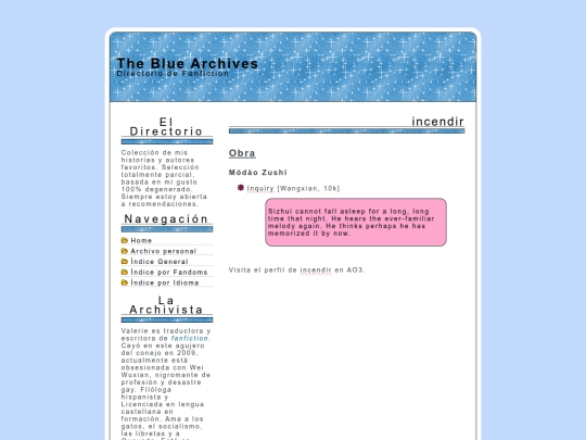 directorio/autor/incendir screenshot