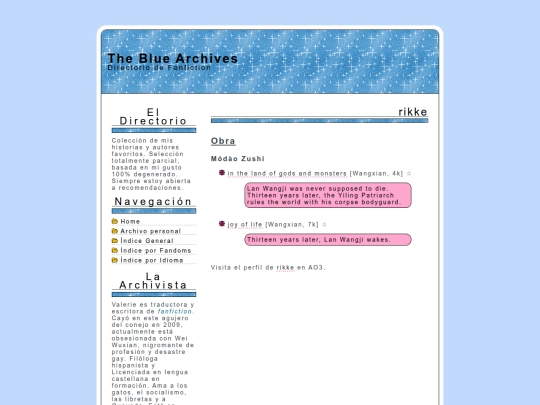 directorio/autor/rikke screenshot