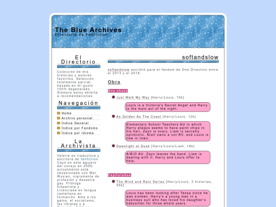 directorio/autor/softandslow screenshot