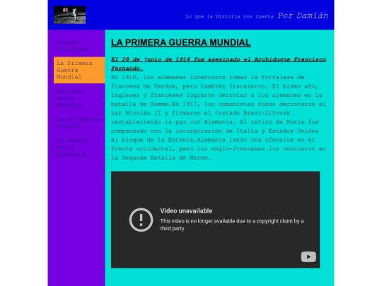 La Primera Guerra Mundial screenshot
