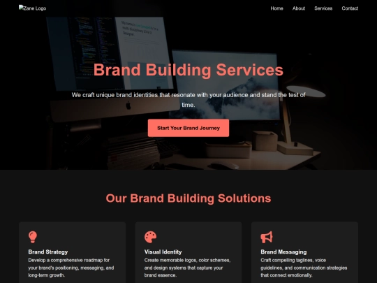 Brand screenshot