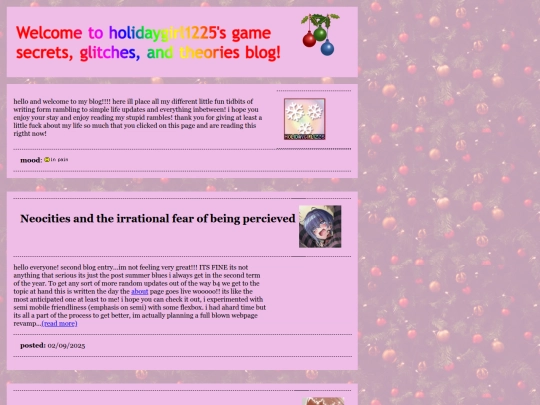 blog screenshot