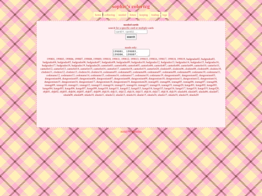 neotcg/neededcards screenshot
