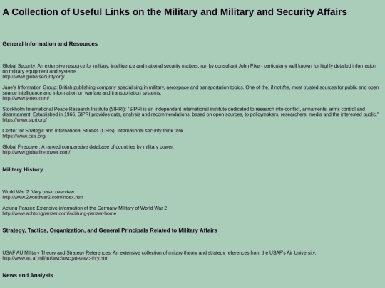 links/militarylinks screenshot