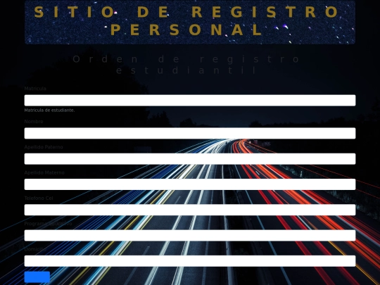 Aplicaciones web/practicas/registro screenshot