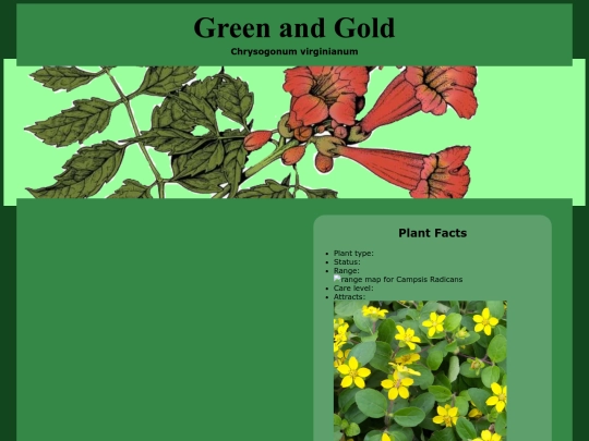 PlantProfiles/GreenAndGold screenshot