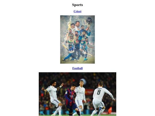 sports screenshot