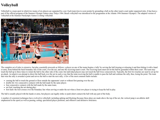 volleyball screenshot