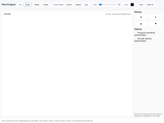 paintProgram screenshot