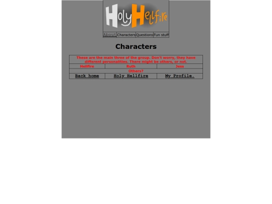holyhellfire/characters screenshot