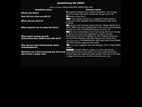 questions screenshot