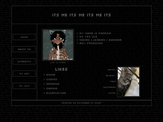 aboutme screenshot