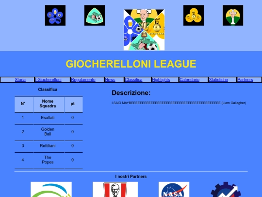 Giocherelloni Web screenshot