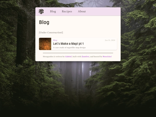 blog screenshot