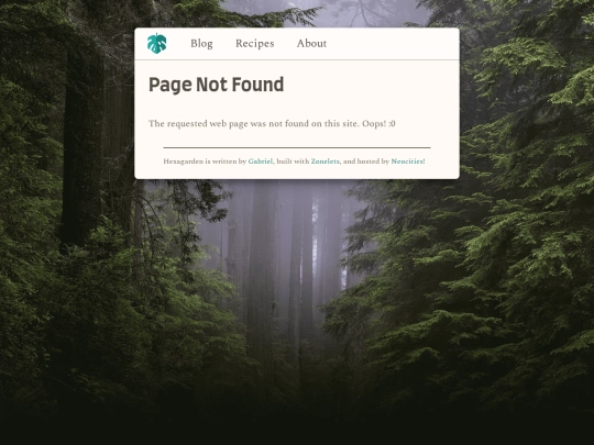 not_found screenshot