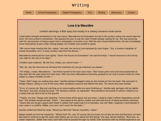 webbed_site/a la meuniere screenshot