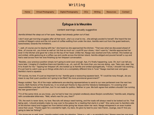 webbed_site/dinner_epilogue screenshot