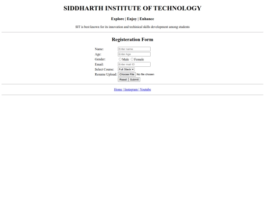 student Registeration/register screenshot